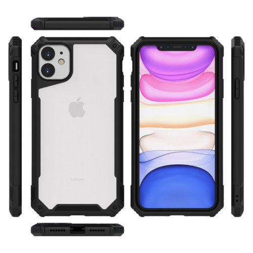 For iPhone 7 8 Plus XS XR MAX 11 Pro Case Transparent Four-corner Anti-fall Mobile Phone Case All inclusive