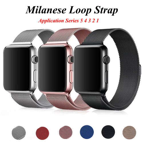 Milanese Loop Bracelet For Apple Watch band series 1/2/3 42mm 38mm Stainless Steel strap for iwatch 4 5 40mm 44mm Watchband