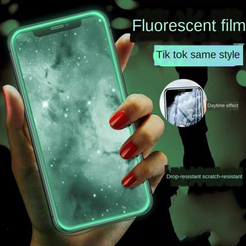Luminous Protective Glass on iPhone 13 12 7 8 6s Plus X XS 11 Pro Max XR Screen Protector Tempered Glass For iphone 11 Pro Max glass
