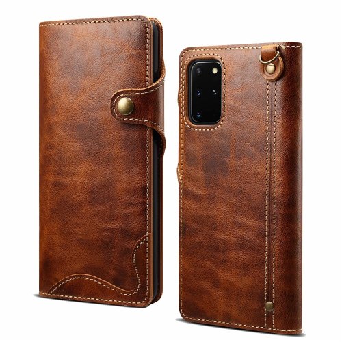 Cowhide Genuine Leather Case For Samsung Galaxy Note 20 Ultra Case Funda Samsung Note 20 Ultra Note 10 S20 Plus S10 Phone Cases
