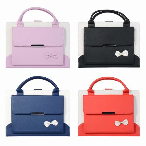 Bowknot handbag Flip Stand Handhold Smart Case For mini 5 4 3 2 1 For iPad 10.2 (2019) For New iPad9.7 2017/2018 For iPad6/Air2/Pro 9.7 Cover