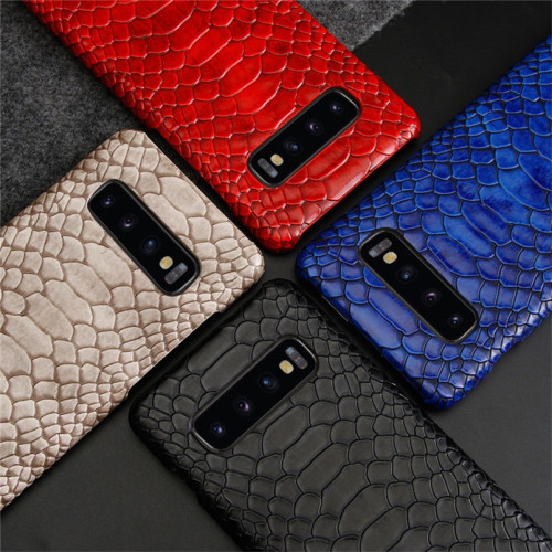 For Samsung Note 10 9 8 S10 Plus Snake Skin Phone Cases Leather Crocodile Pattern Cover For Samsung Galaxy S20 Ultra S9 Plus