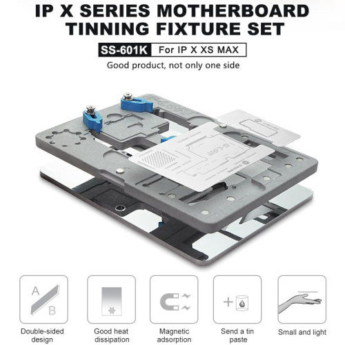 Sunshine G-lon SS-601K for iPhone X/XS/XSMAX Repair Motherboard Repair Fixture Set Duble-sided Magnetic fixed Design Fixture