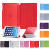 Ultra-thin Slim Tablet Case for iPad mini 1 2 3 / iPad 2 3 4 / iPad Air 1 2 Case Flip Magnetic Folding PVC for iPad Pro 9.7 / iPad 10.5  Air 3 Smart Cover One-Piece Design