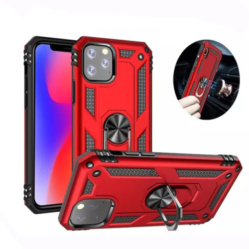 For iPhone 12 Pro Max Case 5.4 6.1 6.7 For iPhone 11 pro max 6 6s 7 8 plus case iphone 5 5s se Shockproof Armor Kickstand Phone CaseFinger Magnetic Ring Holder Anti-Fall Cover