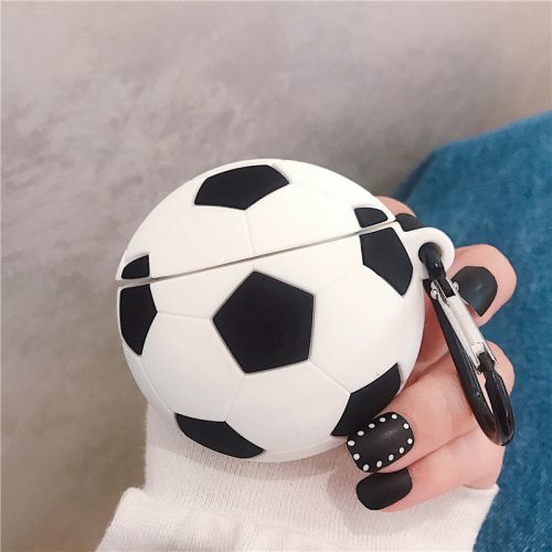 For AirPod 2 For Apple Airpods Pro Case 3D Sport Soccer Football Cartoon Soft Silicone Earphone Case Cute Cover