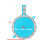 Wireless Charging Magnet for iPhone 12 Pro Max 12 Mini 11 Xs Xr 8 Mobile Phone Case Strong Magnetic Leather Cover for Magsafe