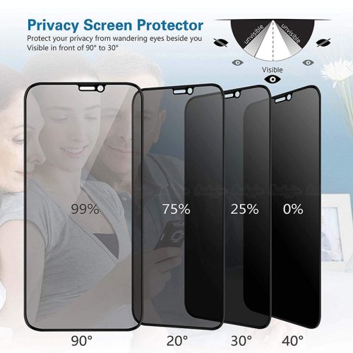 25Pcs/Box Privacy 9H Tempered Glass For iPhone 14 13 X XR XS 11 12 Mini Pro Max 6 6S 7 8 Plus SE 2020 Anti Spy Glare Peep Screen Protector