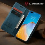 CaseMe Retro Flip Case for Huawei P40 P30 Pro P20 lite Luxury Business Card Full Cover for Huawei Mate 30 Pro PSmart Wallet Case