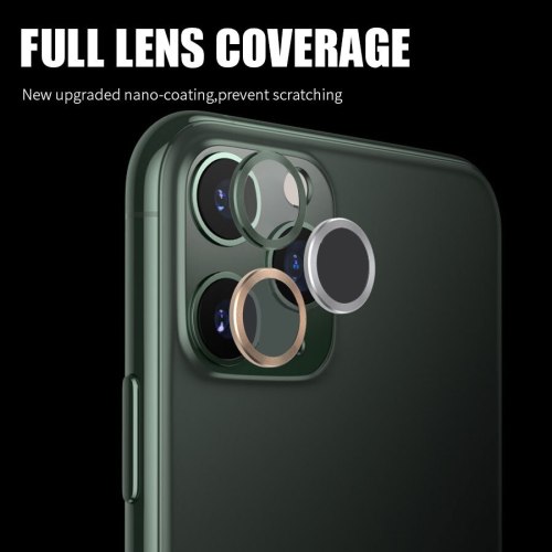 360 Full Body Metal Ring Protector for IPhone 11 Back Camera Lens Screen Protective Cover Case for IPhone 11 Pro Max