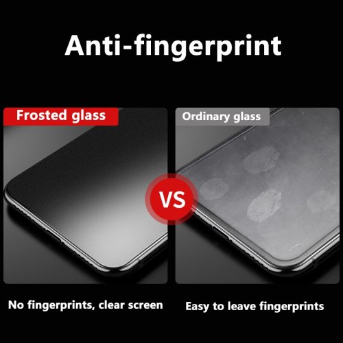 9H Matte Frosted Full Cover Tempered Glass Screen Protector Film for iPhone 12 11 Pro MAX X XS XR 8 7 6 Plus SE Anti-fingerprint