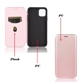 Leather Flip Magnetic Case For iPhone SE 2020 12 Mini 11 Pro XS Max X XR 8 7 6s 6 Plus Carbon Fiber Card Stand Book Phone Cover