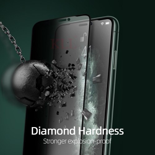 Privacy No fingerprint Matte Tempered Glass for iPhone X 7 8 6s Plus Screen Protector iphone XR XS 11 Pro max SE 2 12 Spy glass