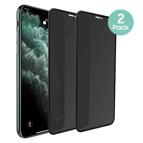 2Pcs Best  Full Privacy Tempered Glass for IPhone X XS MAX XR 6 6S 7 8 Plus 11 Pro Max 12 12Pro 11Pro Anti Spy Screen Protector