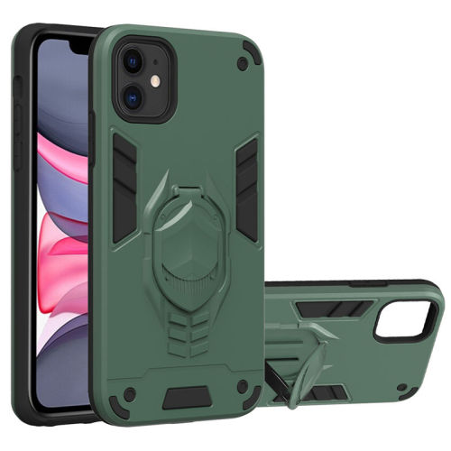 Shockproof Stand Holder Phone Case For iPhone 12 Pro Max Bracket Back Cover For iPhone 11 11Pro Armor Phone Case