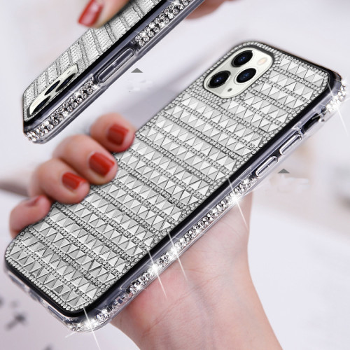 Crystal Rhinestones Bling Case For iPhone X XS Max Back Cover Girl Diamond Case For iPhone 12Mini 12 Pro Max