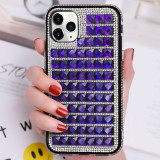 Rhinestones Bling Phone Case For iPhone 13 12 11 Pro Max 12mini 12Pro Luxury Crystal Diamond Case For Girl