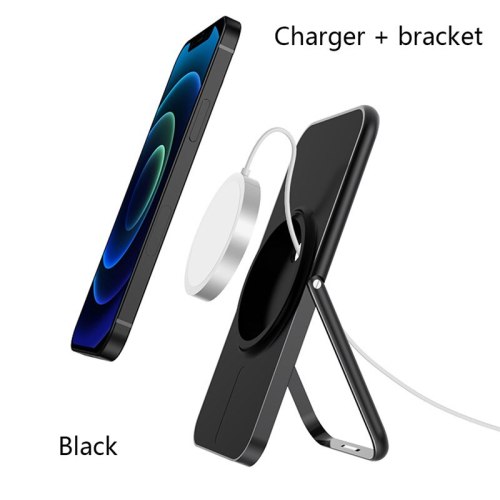 New mobile phone holder magnetic stand for iPhone 12 desktop charging pad Magnetic wireless charger for iPhone 12 Pro Max mini