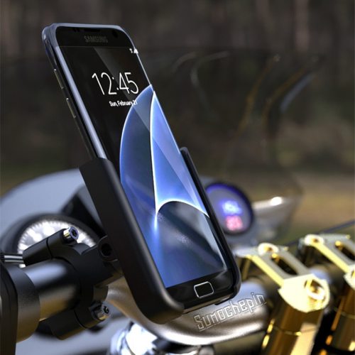 Motorcycle navigation shockproof aluminum alloy bracket for Xiaomi Samsung IphoneMobile phone universal bracket riding equipment