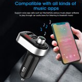 The new USB car charger can be used for fast charging QC4.0 QC 3.1A PD multi-functional fast charger Charging Bluetooth player