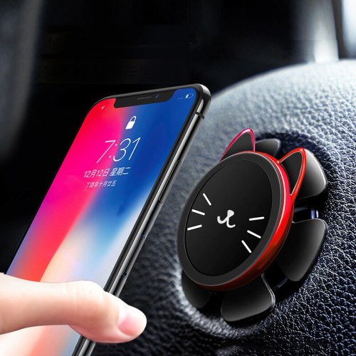 New car phone holder Lucky cat steering wheel car navigation multifunctional suction cup phone holder