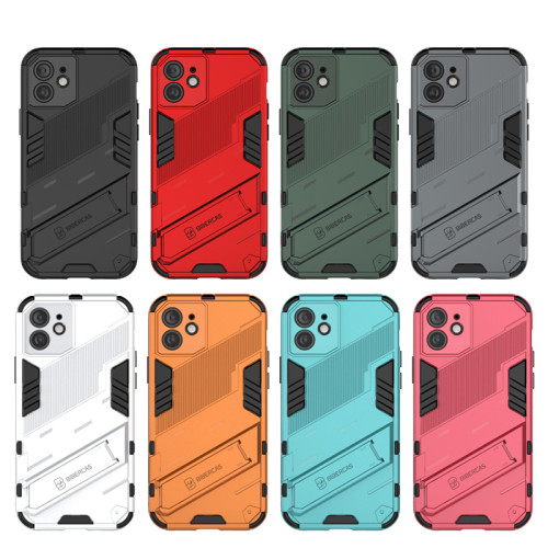Armor Cases for iPhone 12 mini 11 Pro Max XR XS 6 7 8 Plus SE 2020 Hidden Kicksthand TPU PC Hybrid Protection Magnetic Cover