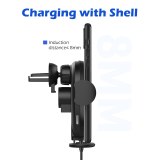 15W Wireless Car Charger Mount Auto-Clamping Qi Fast Charging Phone X Holder Air Vent Charge for iPhone Bracket