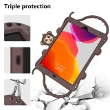 Monkey Cartoon Silicone Tablet Case For mini 5 4 3 2 1 iPad 10.2 2019/2020 For New iPad9.7 2017/2018 For iPad6/Air2 Cover Case For Kids Shockproof Soft Handlle Cover