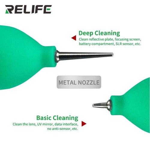 Relife Dust Cleaner Air Blower Ball Repair Dust Cleaning Pen for iPhone PCB PC Keyboard Dust Removing Camera Lens Cleaning 2in1
