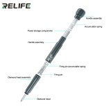 Remove Galss Back Cover Diamond Pen Relife RL-066 Adjustable Strength Break Under Pressure for iPhone 8 to 11 12 Pro Max Repair