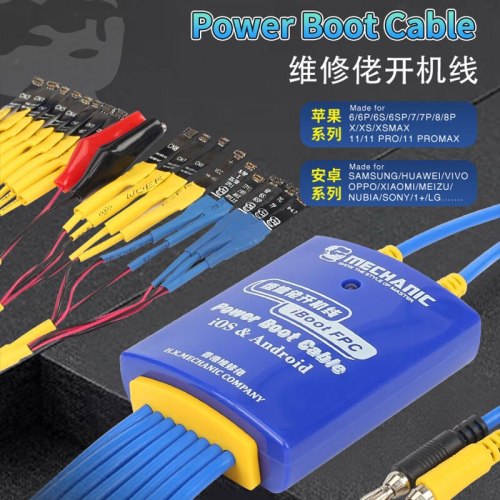 MECHANIC Phone Power Boot Cable for iPhone Android Boot Line Motherboard Activation Boot Line DC Power Control Test Cable