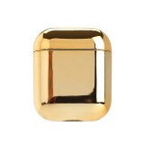 Luxury Earphone Cover For Apple AirPods Pro 2 1 Case AirPods Protection Air Pods 3 Black Gold Glossy Plating Hard PC Accessories