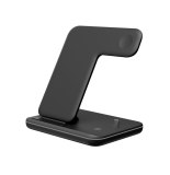 15W Qi Fast Charger 3 in 1 Wireless Charger Stand for Iphone 12 11 X XS  iWatch 1 2 3 4 Charging Dock Station for TWS earbuds