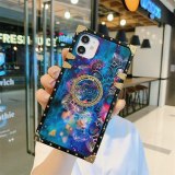 Luxury Dream square Starry sky Phone case For iPhone 14 13 12 11 Pro Max XS Max XR 7 8 Plus SE With ring bracket Silicone soft back cover