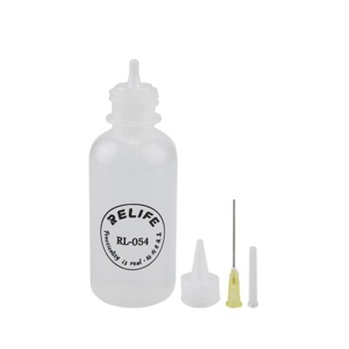 Relife Solder Flux Paste Resin Tools Empty 50ML E Liquid Plastic Alcohol Bottle Perfume Bottle With Needle Tip RL-054 Repair