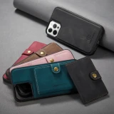 Luxury Magnetic Magsafe Leather Case For iPhone 13 12 Mini 12 11 Pro Max  8 7 Plus Xr X Wallet Card Solt Bag Stand Holder Cover