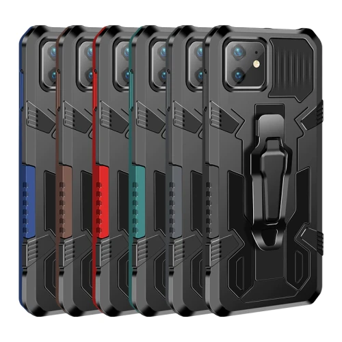 Shockproof Case For iPhone 13 12 11 Pro Max Mini XR XS X 7 8 6 6S Plus Belt Clip Rugged Hybrid Armor Covers