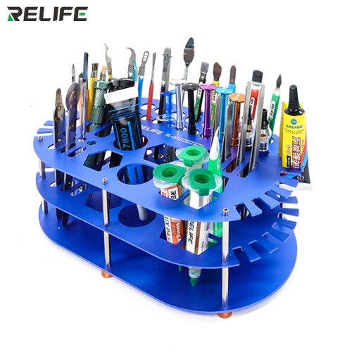 RELIFE RL-001D Stainless Steel Non-slip Large Capacity Rounded Edges Neat Convenient Strong Durable Multifunction Storage Box
