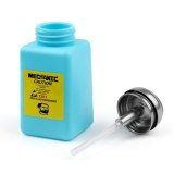 MECHANIC Liquid Alcohol Bottle Plastic Container Press Pumping ESD Fluid Dispenser Metal Cap for PCB Motherboard Cleaning 100ml