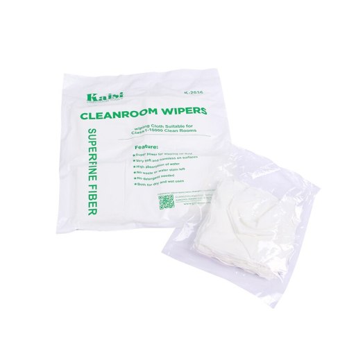 Kaisi Soft Cleanroom Wiper Cleaning Non Dust Cloth Dust Free Paper Clean LCD Repair Tool for Class1-10000 Clean Rooms