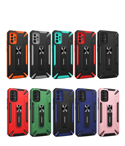 Bracket Armor Phone Case  For Samsung galaxy A32 A72 A52 A42 S21Ultra S21 S20FE A12 M11 A71 A51 Coque With Magnetic Stand Cover