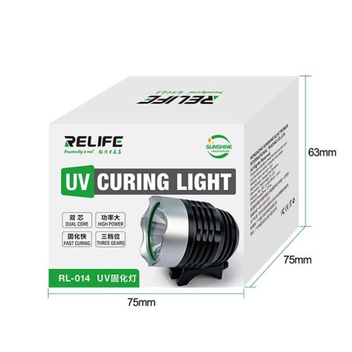 RELIFE RL-014 USB UV Glue Curing Lamp Portable Mobile Phone Repairing Tools Green Oil Heating Light for Smart Mobile Phone Tool