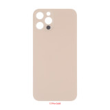 For iPhone 13 Pro Back Glass Cover Replacement Big Camera Hole