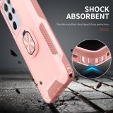 Shockproof Armor Phone Case For Samsung Galaxy S21 Ultra FE Note 20 S20 Plus S10 PC Silicon Ring Stand Magnetic Cover A32 A12