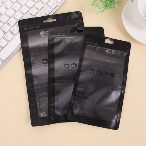 1000pcs 12x21cm Plastic Zipper Bag Cell Phone Accessories Mobile Phone Case Cover Packaging Package Bag For Iphone 13 12 8 7 6 Plus