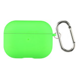 PC+TPU+Inner Flocking Shockproof Earphone Case for Apple Airpods 1 2 Headphone Keychain Protective Cover for airpods pro
