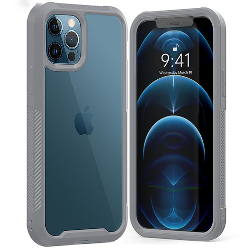 Hybrid Protective Bumper Phone Case For iPhone 13 12 11 Pro Max 7 8  Plus XS Max XR X 12 Pro Anti-Shock Armor TPU Clear PC Cover