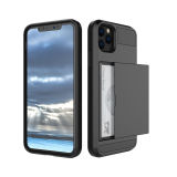 Slide Armor Wallet Card Slots Phone Case For iphone 14 13 12 11 Pro Max X XR XS Max 7 8 6 6S Plus 12 Pro TPU PC Shockproof Cover