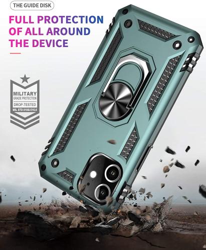 For iPhone13 12 Pro Max 12 13Mini Magnetic Ring Holder Phone Case For iPhone 11 Pro Max XR XS Max X 7 8 Plus Armor Shockproof Cover