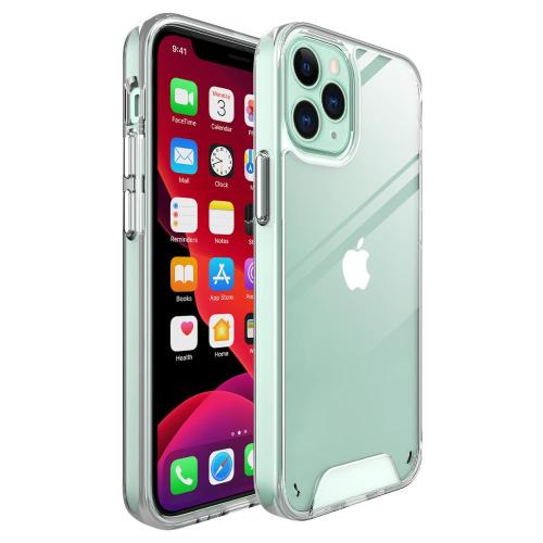Square Transparent Phone Case For iPhone13 12 Pro 11 Pro Max XR XS Max X 8 7 Plus Soft Silicone Edge Hard PC Anti-Shock Back Cover